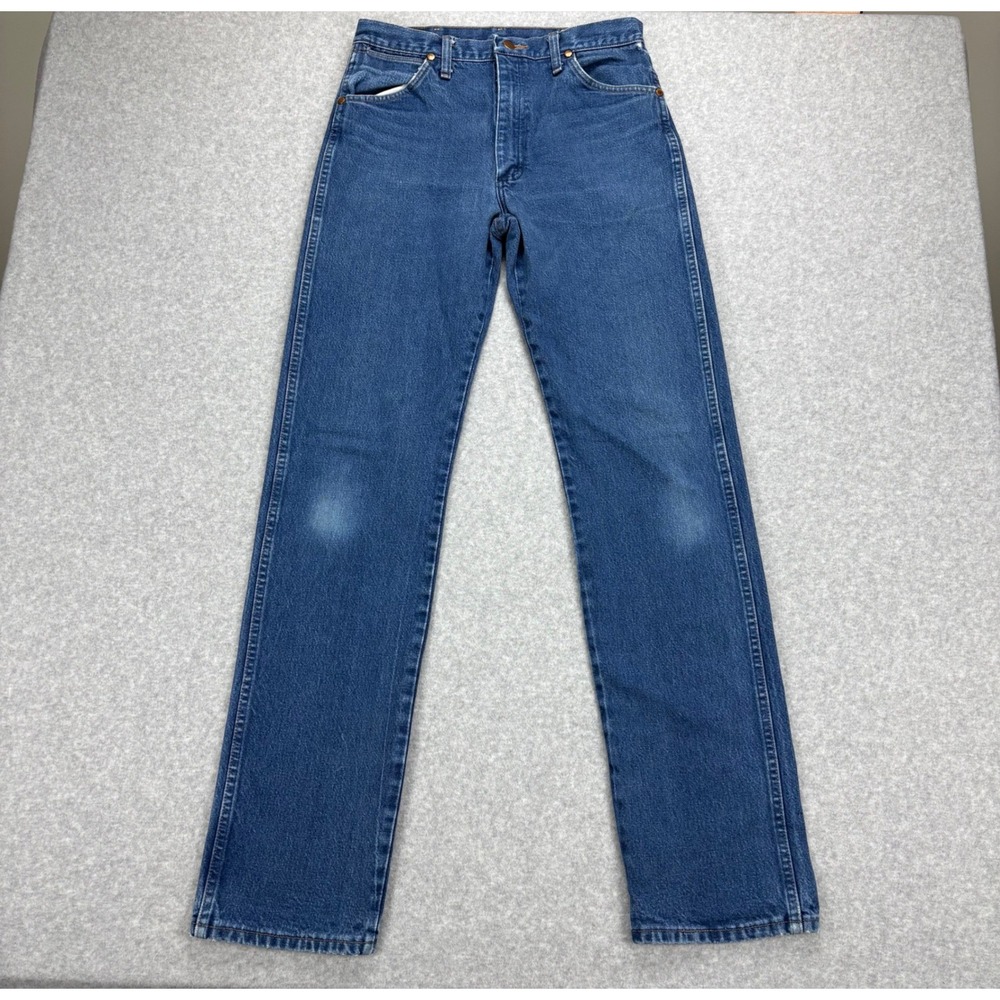 Wrangler Jeans Mens 31x36 Blue Cowboy Cut Straight Leg Western Rodeo Classic